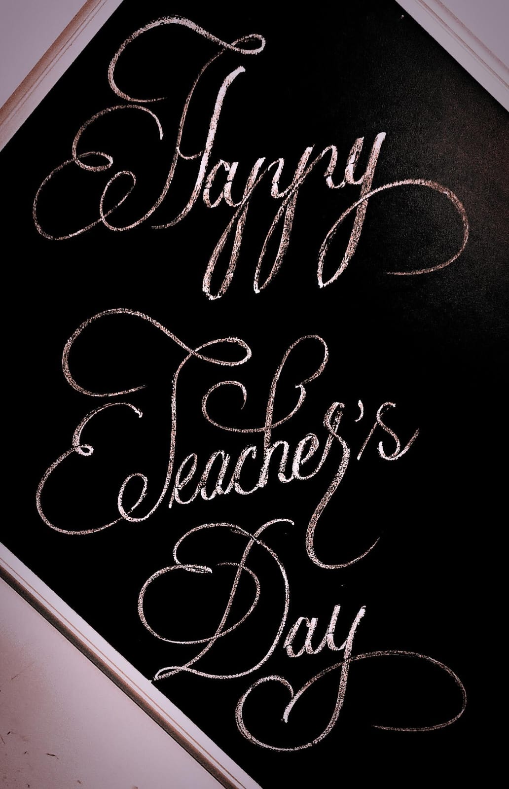 Handwriting on board